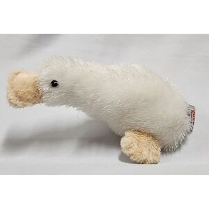 Ganz Lil' Kinz Googles White Duck Platypus Retired Toy Plush 8" Stuffed Animal